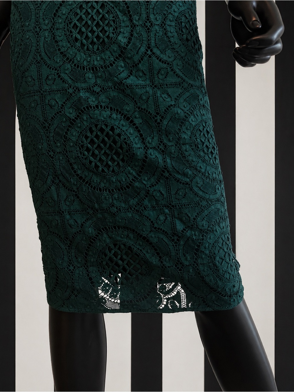 Burberry London Sonya Strapless Lace Dress Sz 6 - Picture 3 of 7
